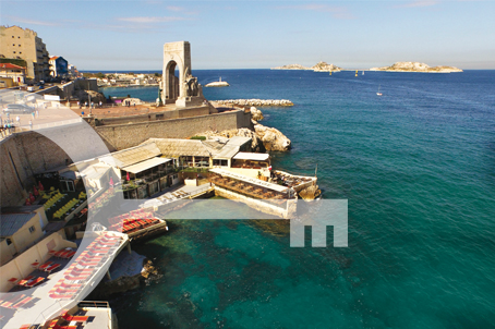 Bistrot Plage restaurant plage privée sur la corniche à Marseille